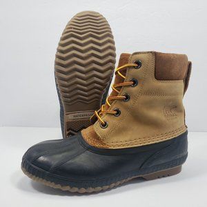 SOREL Cheyanne II Elk Tan & Black Lace Boot 1766461286 Womens US 7, UK 6, EUR 39